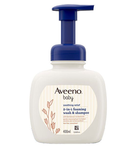 Aveeno Baby Soothing Relief 2in1 Foaming Wash & Shampoo 400ml Vietnam