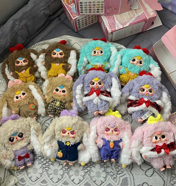 Baby Three Macaron Cute Bunny V2 Blindbox Full Set