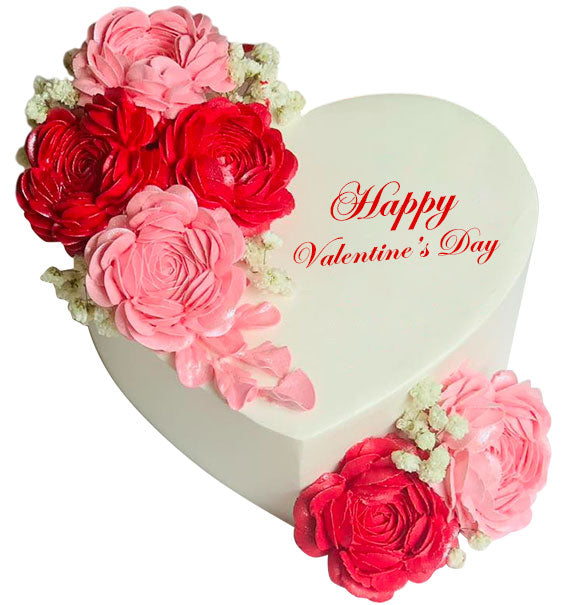 Blooming Heart Cake Valentine Vietnam