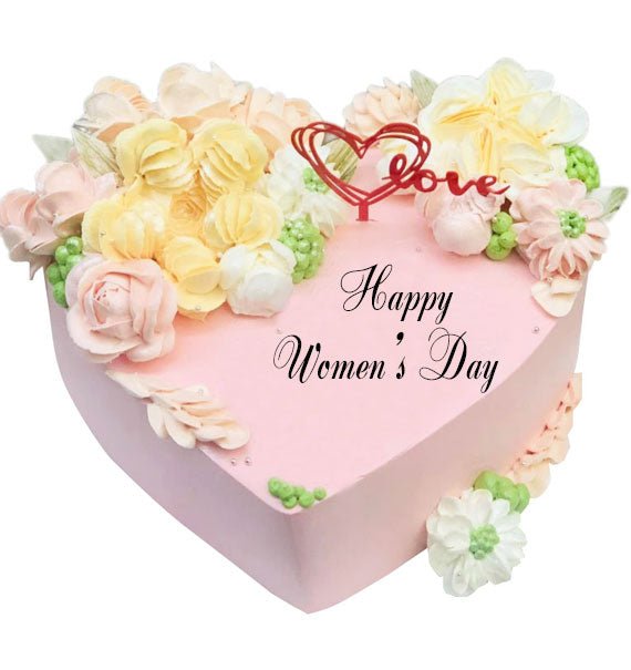 Blossom Heart Cake Vietnamese Womens Day