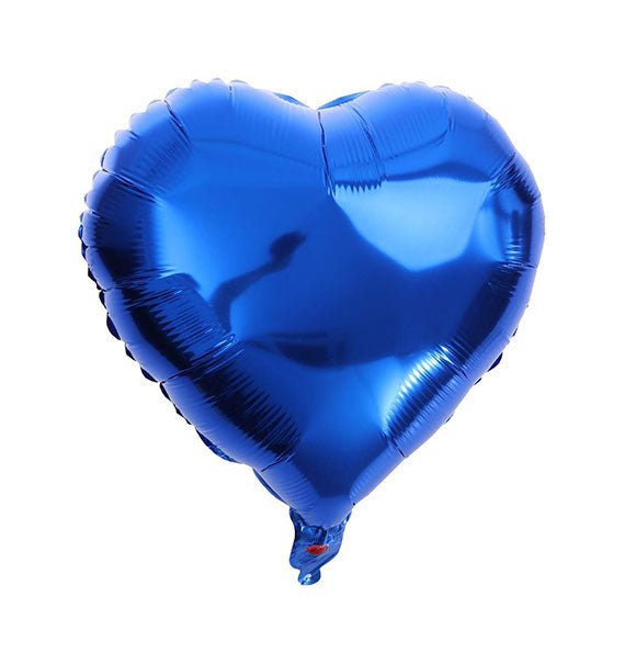 Blue Heart Shaped Foil 10in Balloon Gifts Vietnam