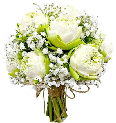 Brides Hand-held Lotus Bouquet
