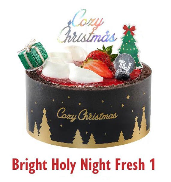 Bright Holy Night Fresh Christmas Cake