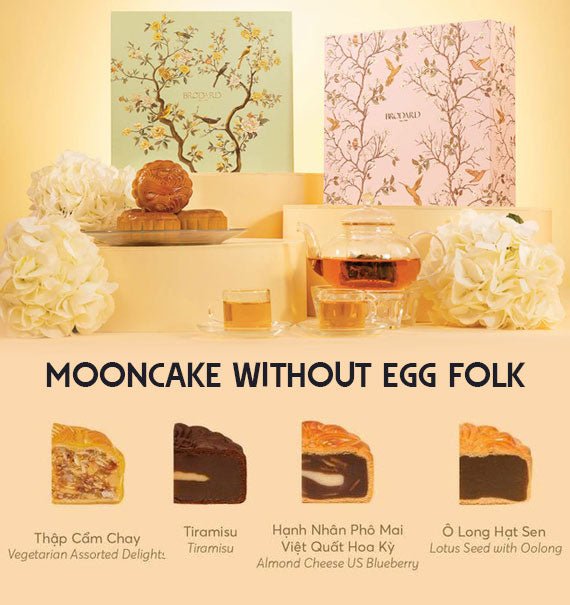 Brodard Mooncake Vietnam Without Egg Yolk
