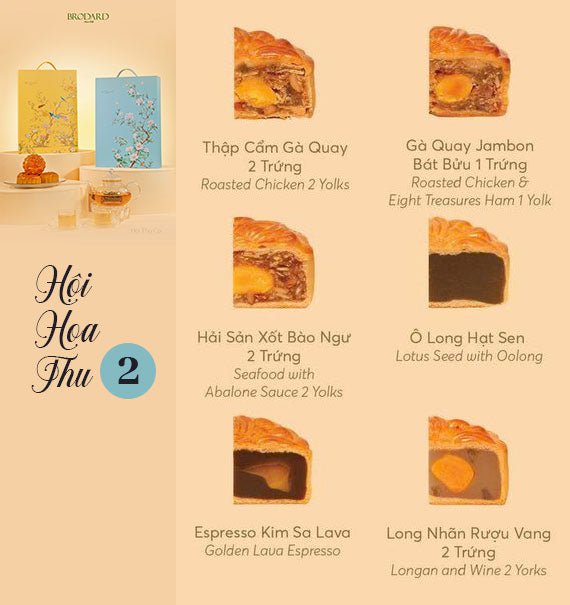 Brodard Mooncakes Vietnam Autumn Floral Symphony #2