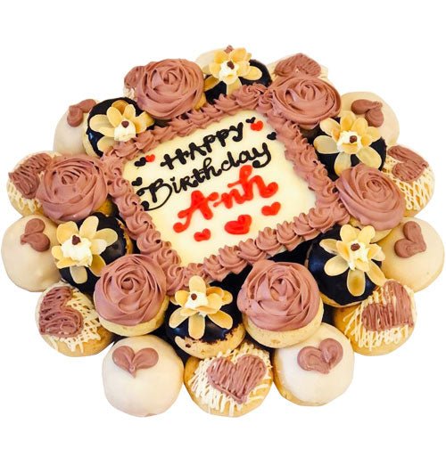 Brown Choux Cake Vietnam