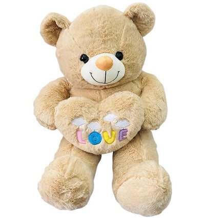 Brown Teddy Bear Love Heart