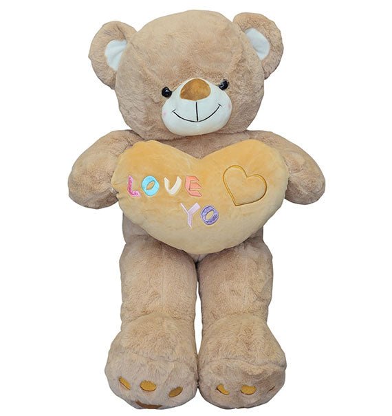 Brown Teddy Bear Love Yo Heart