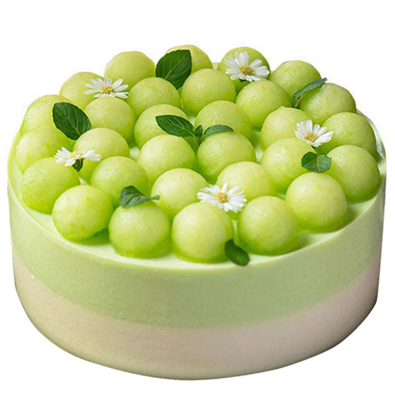 Cantaloupe Mousse Cake Vietnam