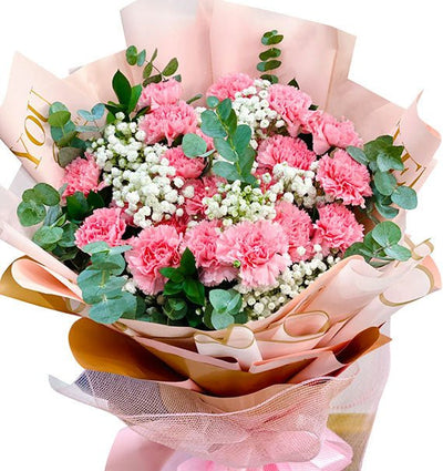 Carnation Bouquet For Mother’s Day
