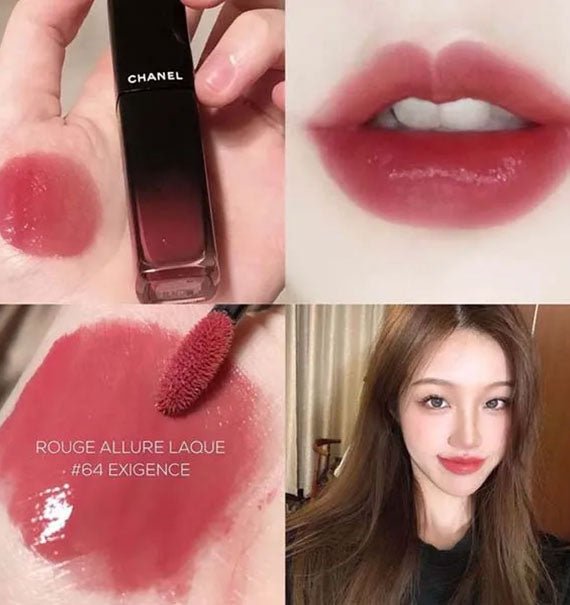 Chanel Rouge Allure Laque 64 Exigence On Lip