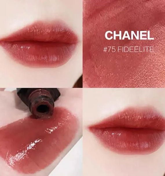 Chanel Rouge Allure Laque 75 Fidelite On Lip