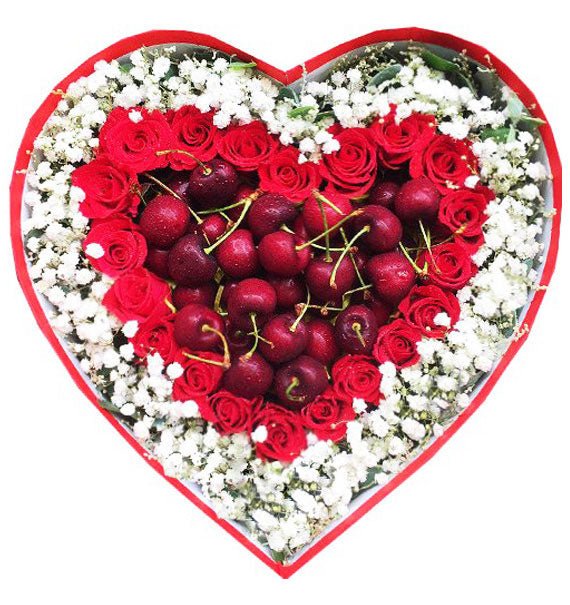 Cherry Kiss & Roses Valentine Gift Vietnam