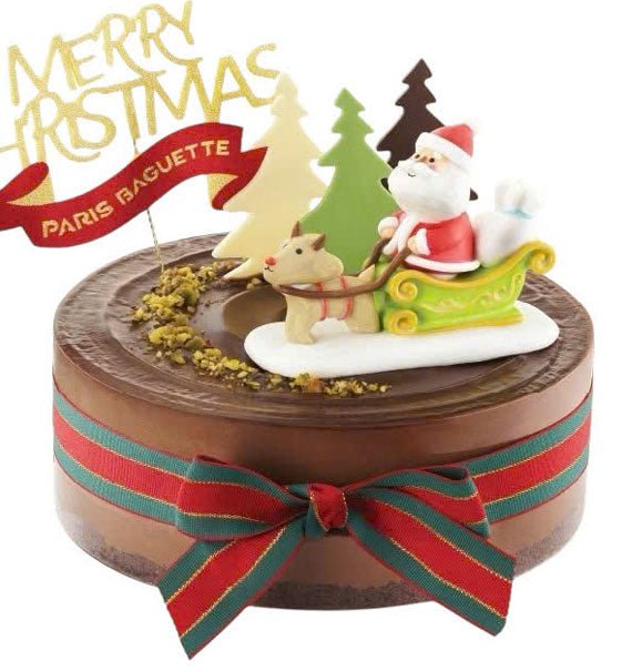 choco pistachio cake christmas vietnam