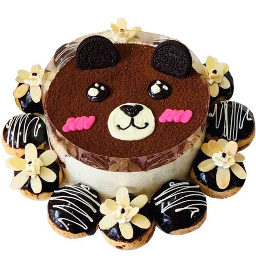 Chocolate Bear Choux Cake Vietnam