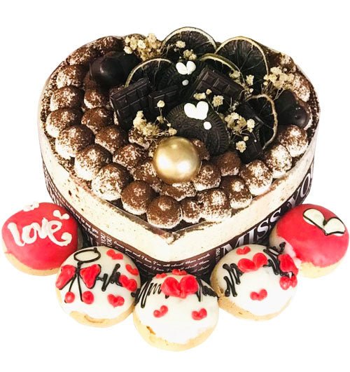 Chocolate Cream and Choux Cake Vietnam