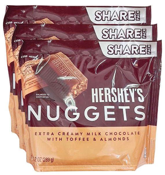 Chocolate Hershey’s Nuggets Almonds 3 Bags
