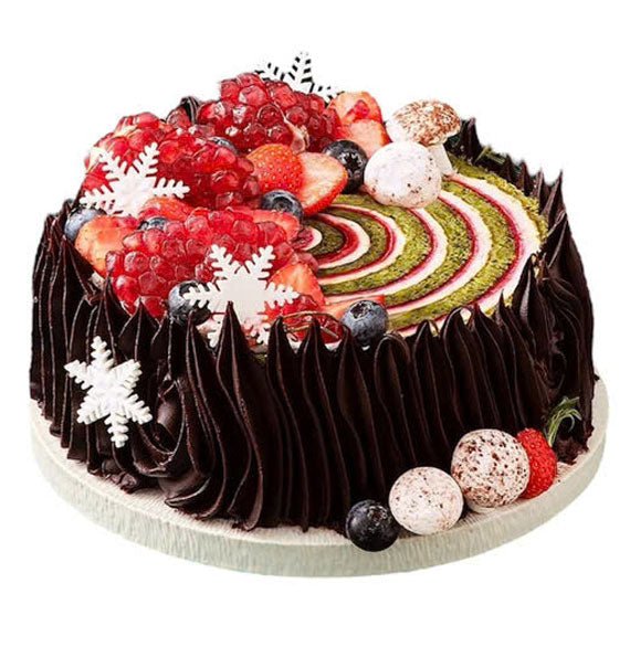 Chocolate Log Cake Christmas Vietnam