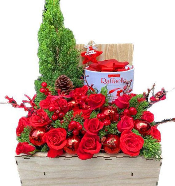 Christmas Flower With Chocolate Vietnam