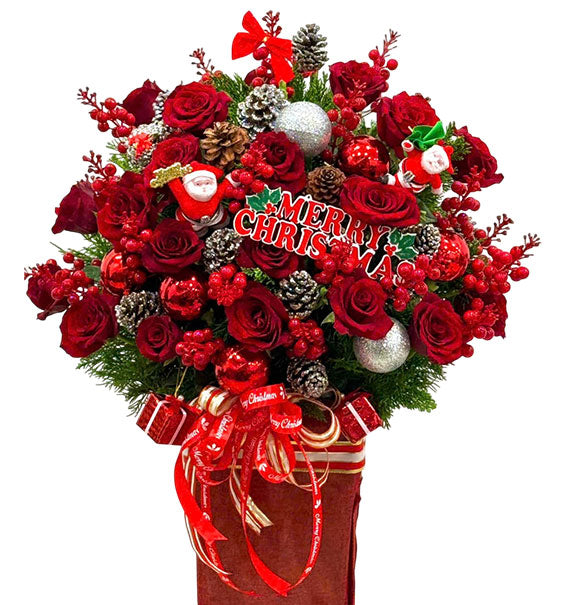 Christmas Tree and Flowers Vietnam