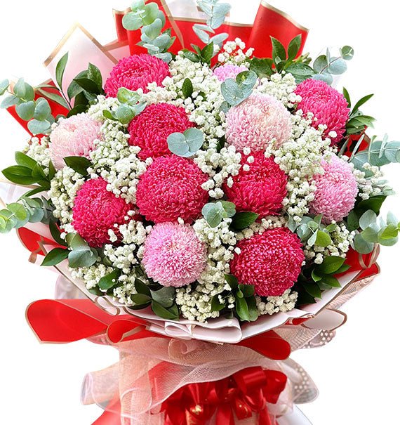 Color of Care Peony Chrysanthemum