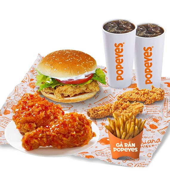 Combo Jeju Popeyes Vietnam