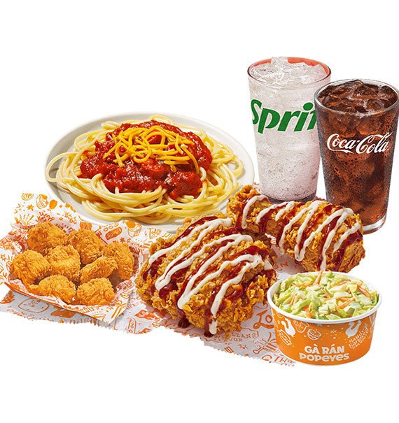 Combo Mala Duo Popeyes Vietnam