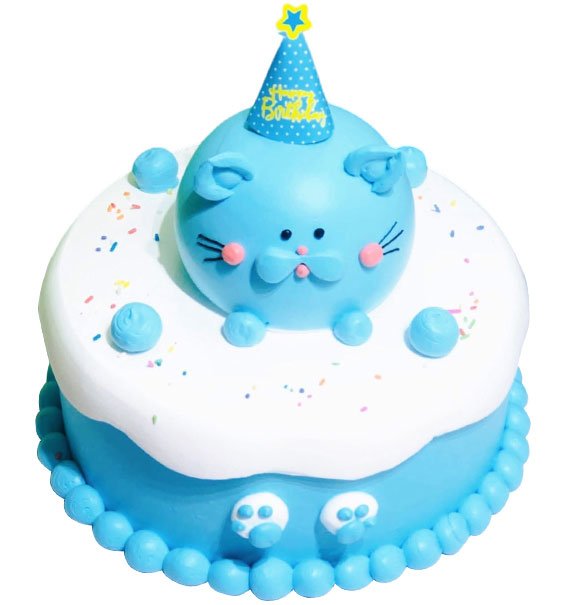 Cute Blue Mouse Cake Vietnam