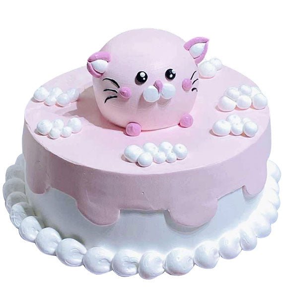 Cute Pink Cat Cake Vietnam