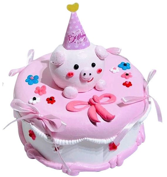 Cute Pink Pig Cake Vietnam