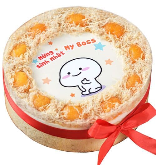 Cute Salted Egg Sponge Cake Vietnam
