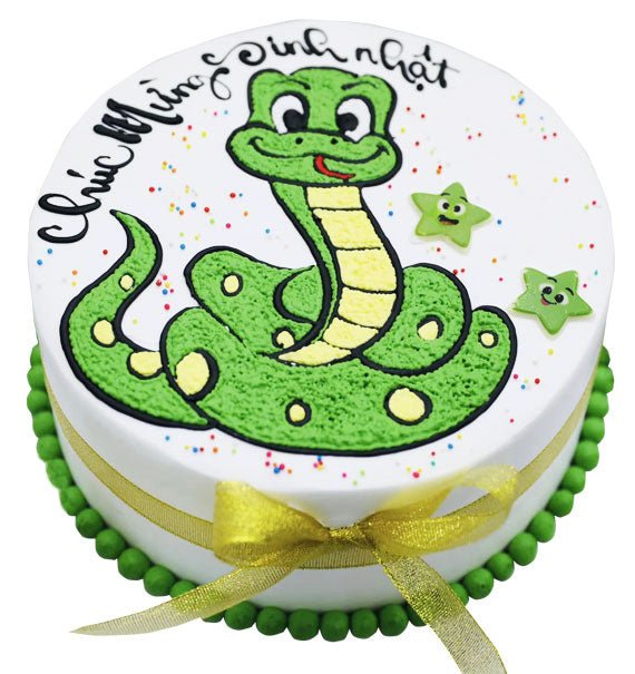 Cute Snake Cake Vietnam