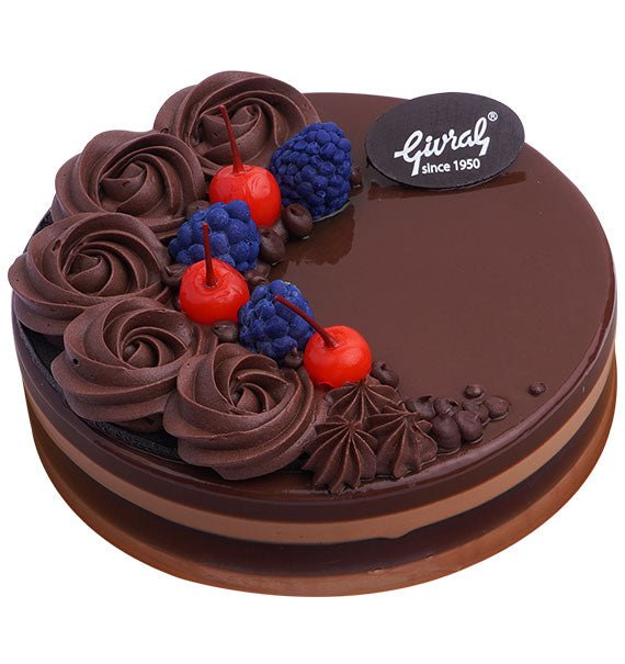 Dark Chocolate & Cherry Jelly Cake M2 Givral Vietnam