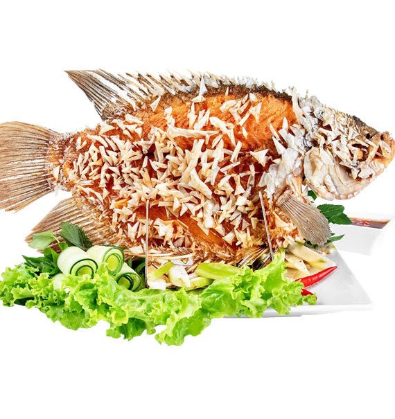 Deep-fried Giant Gourami