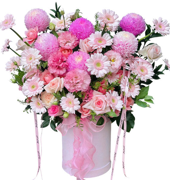 Dreamy Pink Blooms Valentines Flowers Vietnam