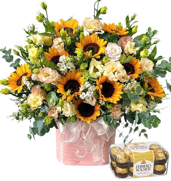 Elegant Blooms and Chocolate Womens Day Vietnam