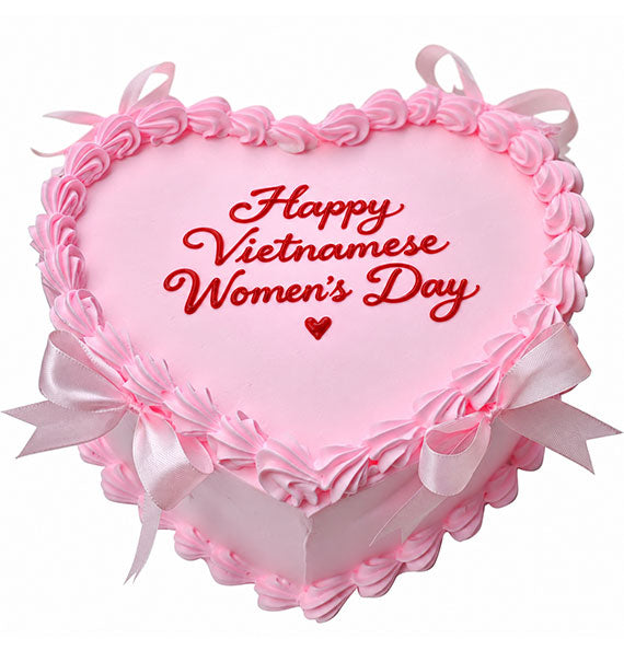 Flavor Of Heart Cake Vietnamese Womens Day