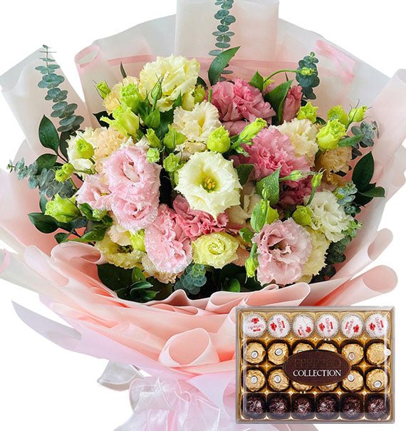 Flower &amp; Ferrero Chocolate Gifts Vietnamese Women’s Day