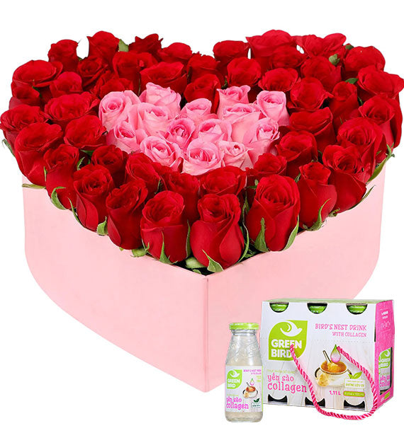 Flower Box and Chocolate Womens Day Vietnam