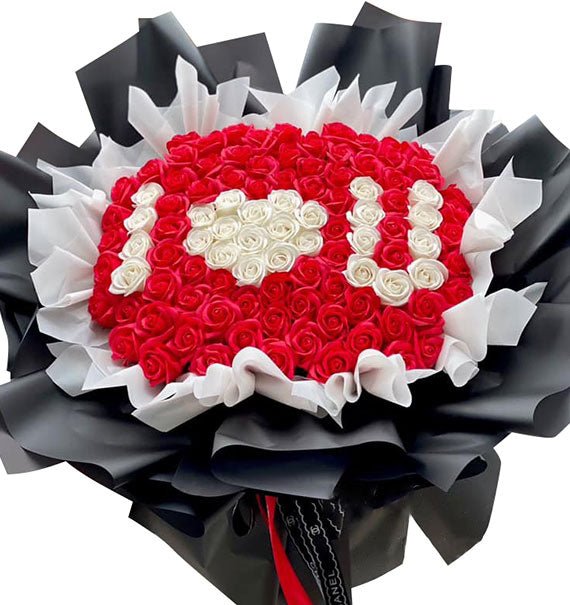 Forever Heart Valentine's Artificial Roses Vietnam