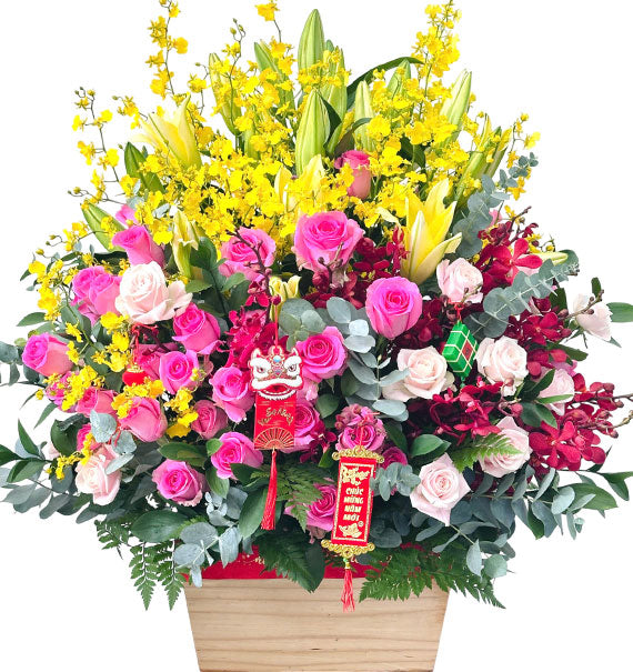 Fortune Flower Basket Tet Vietnam