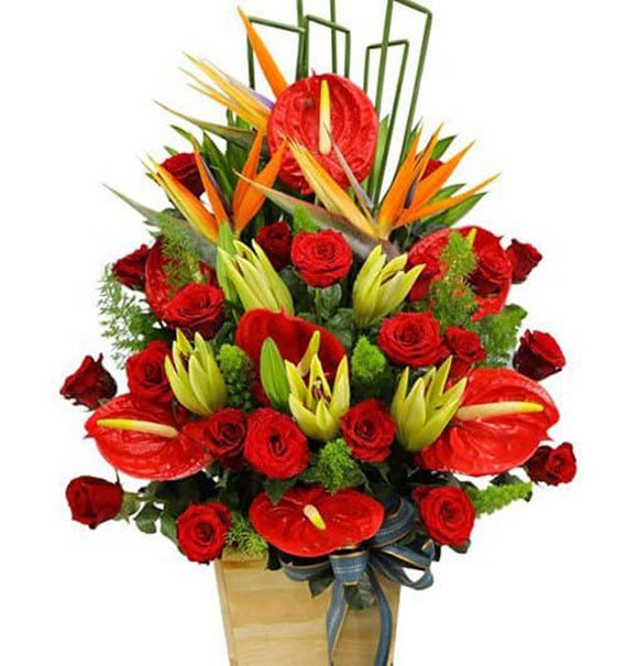 Fresh Desk and Reception Flowers Vietnam