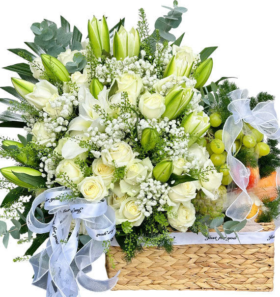 Fresh Fruit Sympathy Basket Vietnam