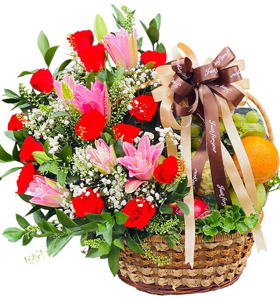 Fresh Fruits and Flowers Mothers Day Vietnam