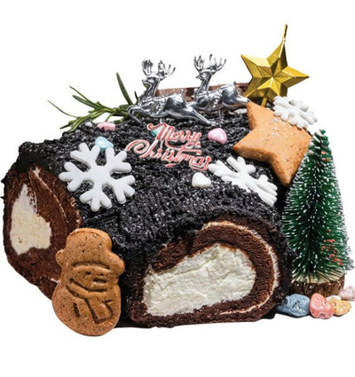 Frosted Noel Delight Cake