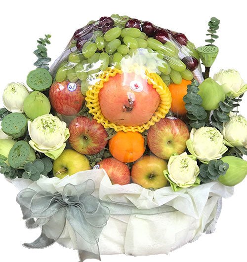 Fruit and Flower Sympathy Basket Vietnam