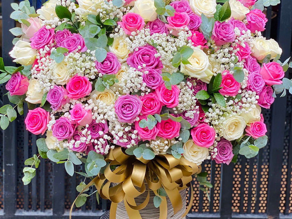 Get Well Flower Basket