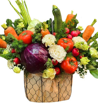 Giỏ Hoa Rau Củ