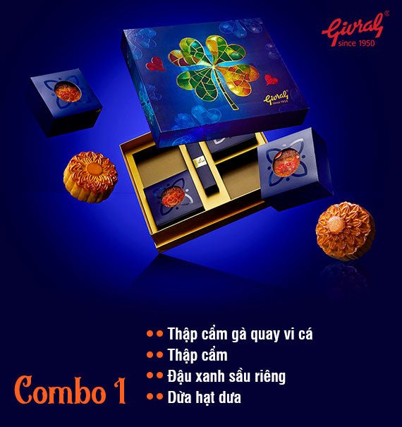 Givral Mooncake Gift Box Vietnam 2025