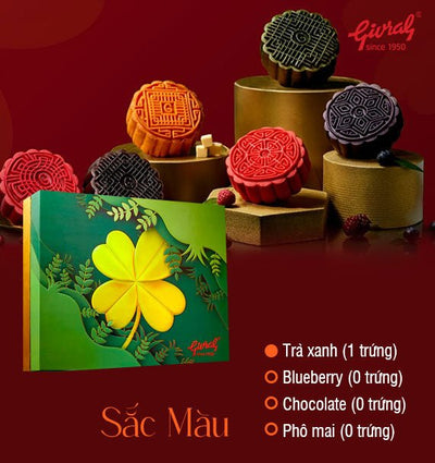 Givral Mooncake - Combo Sac Mau